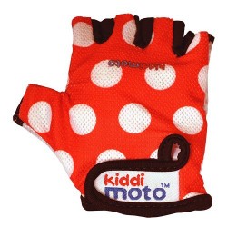 KIDDIMOTO handschoenen Red Dotty, Medium - KIDDIMOTO handschoenen