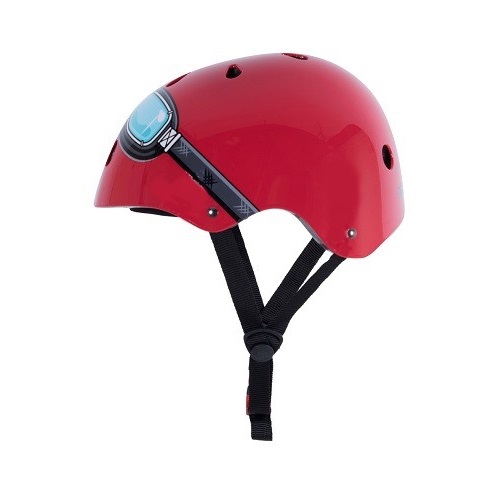 KIDDIMOTO helm Red Goggle, small - KIDDIMOTO helm